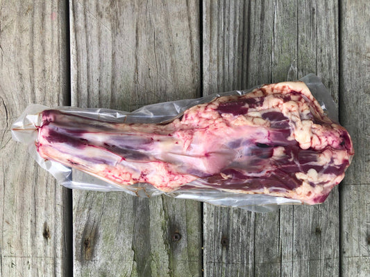 An image of a raw Robie Farm beef ox tail 